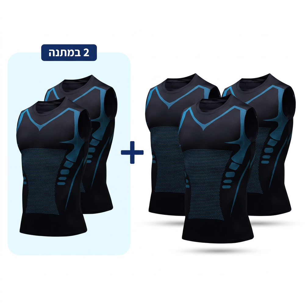 PowerShape™ — הגופייה המחטבת למראה רזה יותר מתחת לבגדים