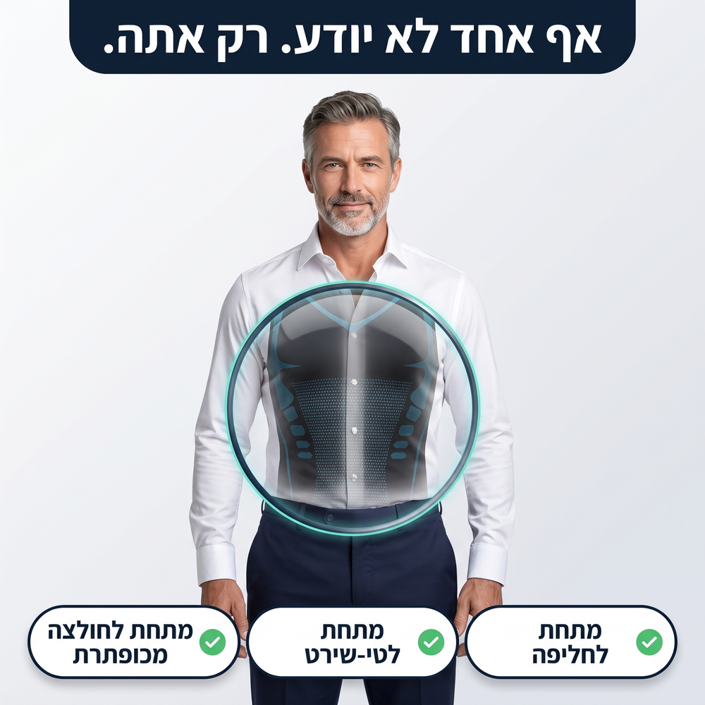 PowerShape™ — הגופייה המחטבת למראה רזה יותר מתחת לבגדים