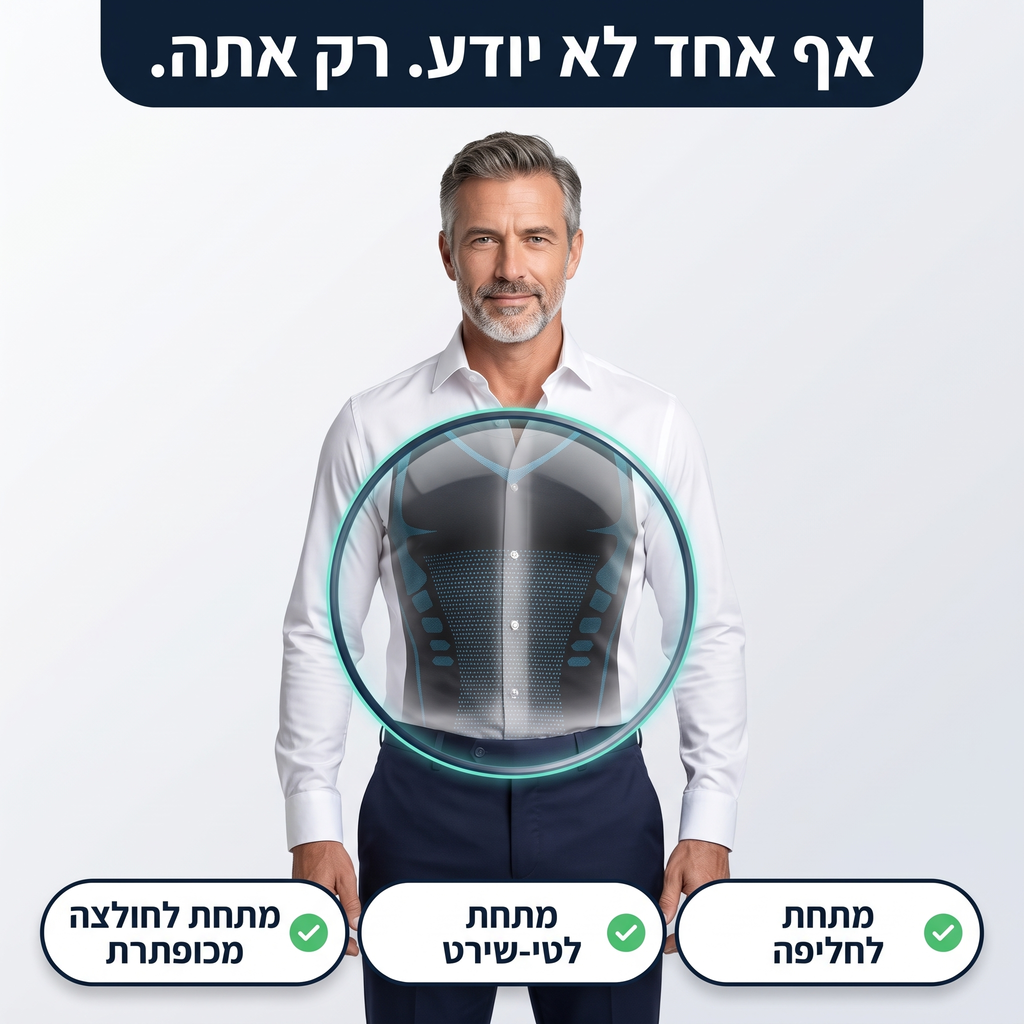 PowerShape™ — הגופייה המחטבת למראה רזה יותר מתחת לבגדים